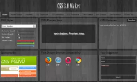 CSS 3.0 Maker: naklikejte si styly kompatibilní s CSS 3.0