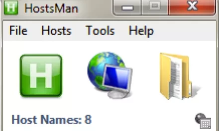 HostsMan: jak upravit soubor hosts ve Windows