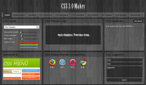 CSS 3.0 Maker