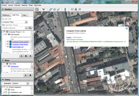 Google Earth v češtině