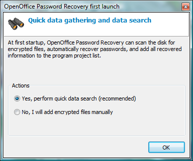 OpenOffice Password Recovery