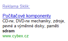 Reklama na Skliku