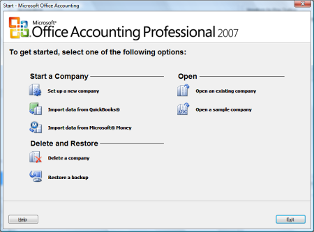 Microsoft Office Accounting Professional 2007
