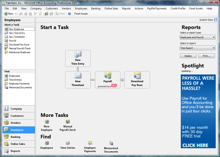 Microsoft Office Accounting Professional 2007