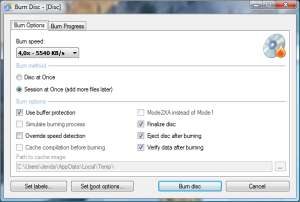 CDBurnerXP 4