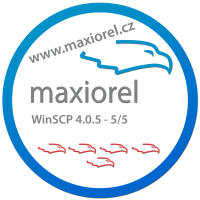 WinSCP získal ocenění 5/5 na Maxiorel.cz