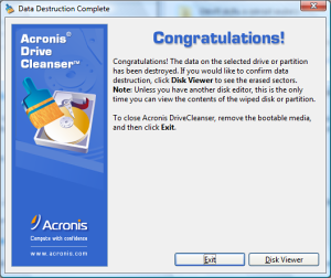 Acronis DriveCleanser 6