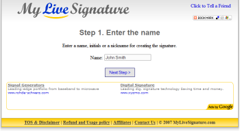 MyLiveSignature