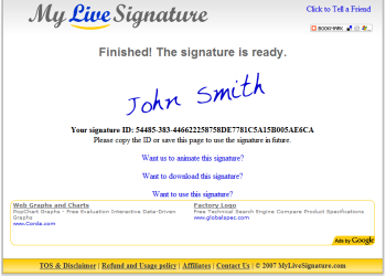 MyLiveSignature