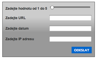 Formulář v HTML5