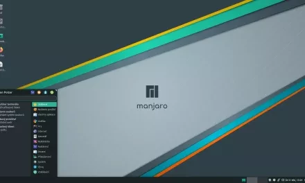 Manjaro Linux v kanceláři tvůrce webů. Jde to v pohodě