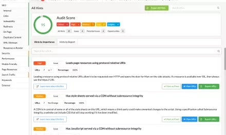 Sitebulb: recenze nástroje na SEO audit pohledem webového vývojáře