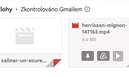 Jak přehrávat MP4 video v Gmailu bez stahování