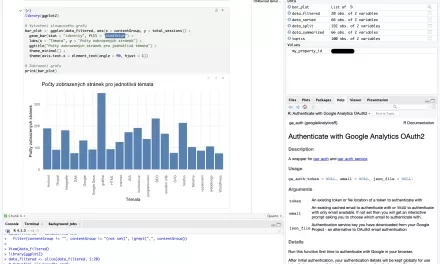 RStudio prakticky: prohlížíme data z Google Analytics 4