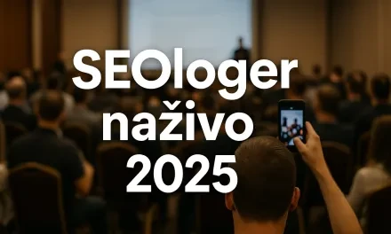 SEOloger naživo 2025: AI, penalizace, breaking news i osobní know-how ze Slovenska a Kanady