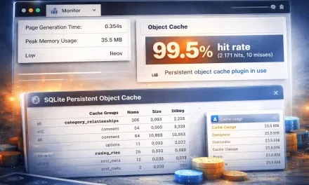 SQLite Object Cache jako brutálně jednoduchý plugin pro zrychlení WordPressu