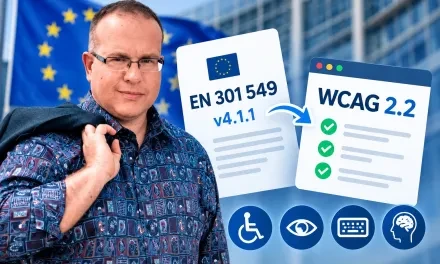 Přístupnost webů se mění. Šest nových pravidel WCAG 2.2 míří do evropské normy