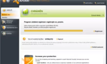 avast! 5: nová verze českého antiviru ke stažení zdarma