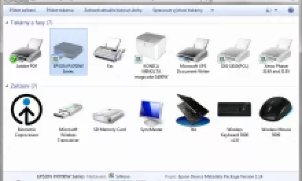 Windows 7: výchozí tiskárna v závislosti na síti