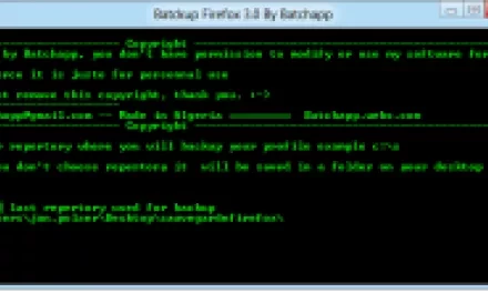 Jak zálohovat Firefox z příkazového řádku Windows