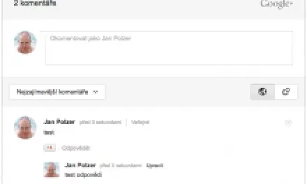 Rychlý tip: komentáře Google+ na jakémkoli webu a jak na to