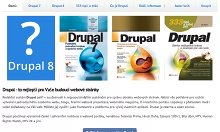 České knihy o Drupalu mají svůj web