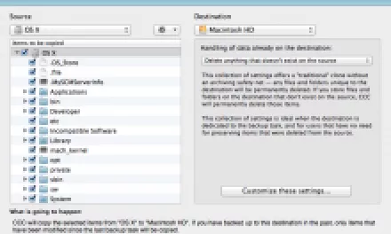 Carbon Copy Cloner: snadné zálohování diskového oddílu v OS X