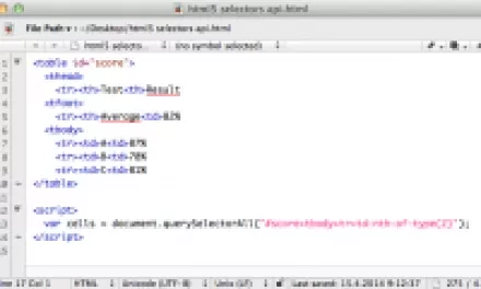 Jak pracovat s DOM v JavaScriptu bez jQuery? Zkuste HTML5 Selectors API