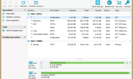 EaseUS Partition Master: když potřebujete pracovat s diskovými oddíly