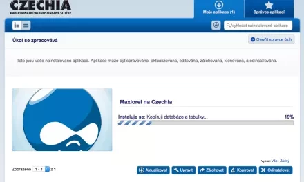 CzechiaApps: instalace open source CMS na jedno kliknutí