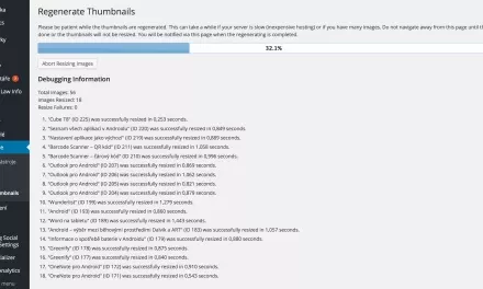 Jak regenerovat náhledy obrázků pro změně velikosti ve WordPressu