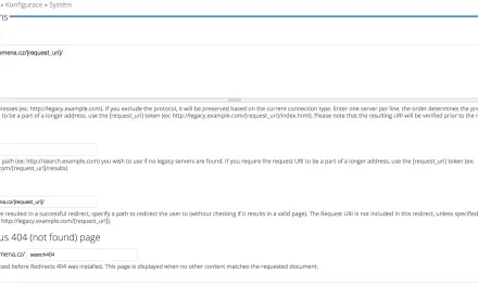 Jak v Drupalu na elegantní přesměrování adres do archivu starého webu