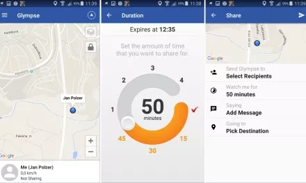 Glympse: jak ostatním z mobilu ukázat, že jste opravdu na cestě
