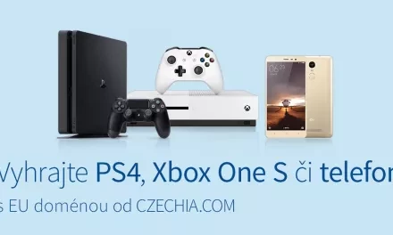 Vyhrajte herní konzoli PS4, Xbox One S nebo telefon na CZECHIA.COM