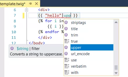 PHP Tools for Visual Studio s podporou Twigu a dalšími novinkami