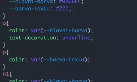Už jste začali používat CSS custom properties (variables)?