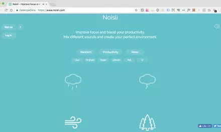 Noisli: 16 zvuků na pozadí a soustředění přijde samo