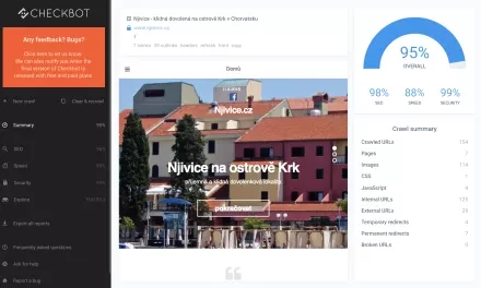 Checkbot for Chrome: zkontrolujte zdarma svoje onpage SEO faktory