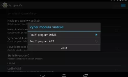 Přejděte na ART a zrychlete Android i na slabších zařízeních