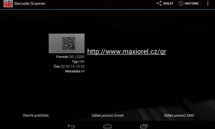 Jak skenovat čárový a QR kód v Androidu