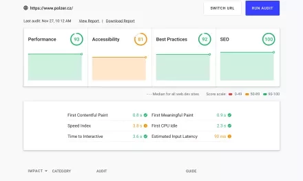 Web.dev – nová analýza technického stavu a rychlosti webu od Google