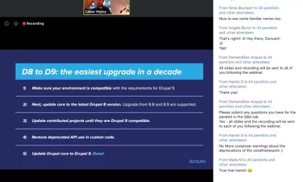 Drupal 9 přijde za tři týdny. Informace z webináře