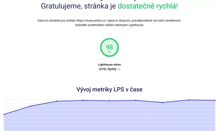 Pagespeed.cz: změřte si, porovnejte a sledujte rychlost webu