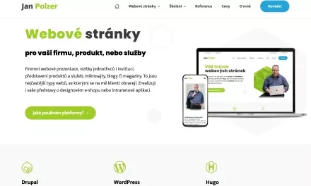 Jak jsem redesignoval svůj web: grafika, testování, Symfony, frontend