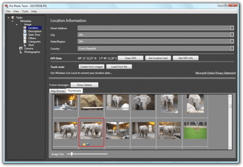 Microsoft Pro Photo Tools: geotagging a úprava metadat u fotografií