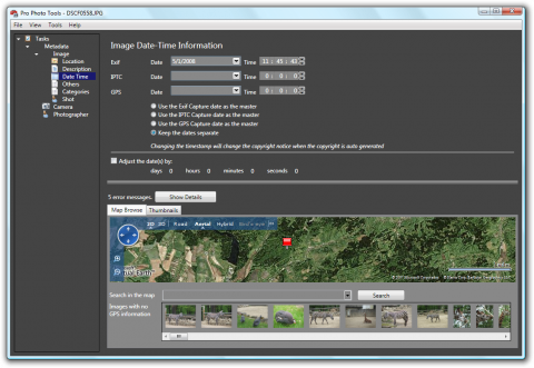 Microsoft Pro Photo Tools: geotagging a úprava metadat u fotografií