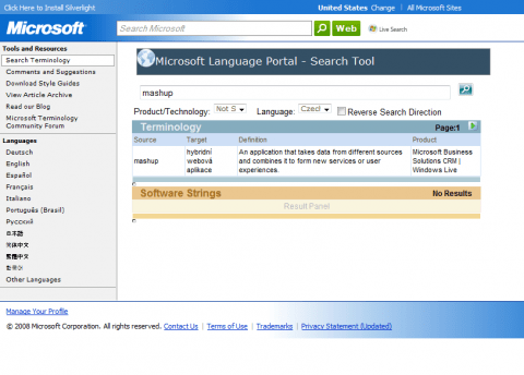 Microsoft Language Portal: vyznejte se v terminologii Microsoftu