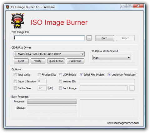 ISO Image Burner