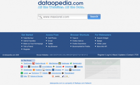 Úvodní stránka Dataopedia.com