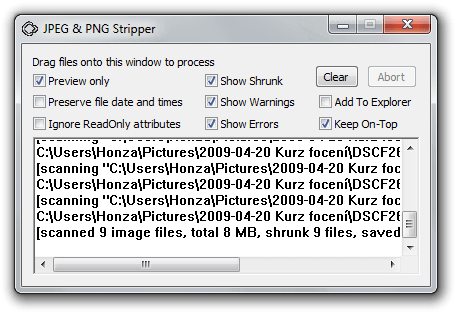  JPEG &amp; PNG Stripper